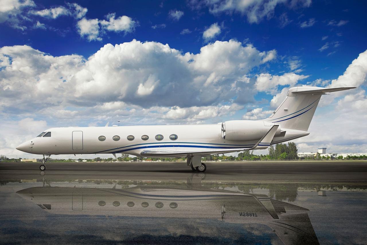Luxury private aircraft